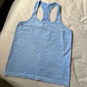 Lululemon Swiftly Tech Racerback Tank Top Heathered Dot Print